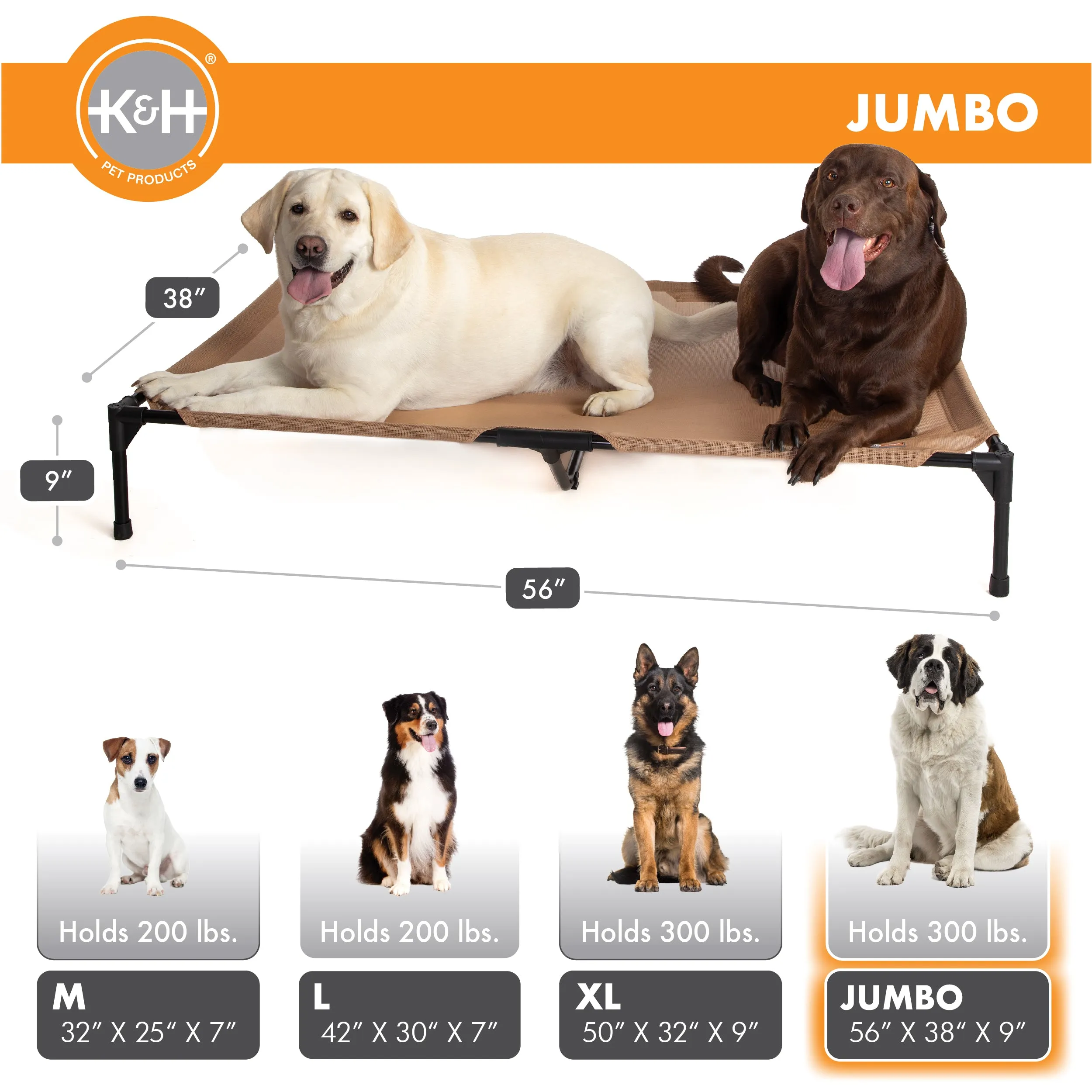 K&H All Season All Weather Dog Cot