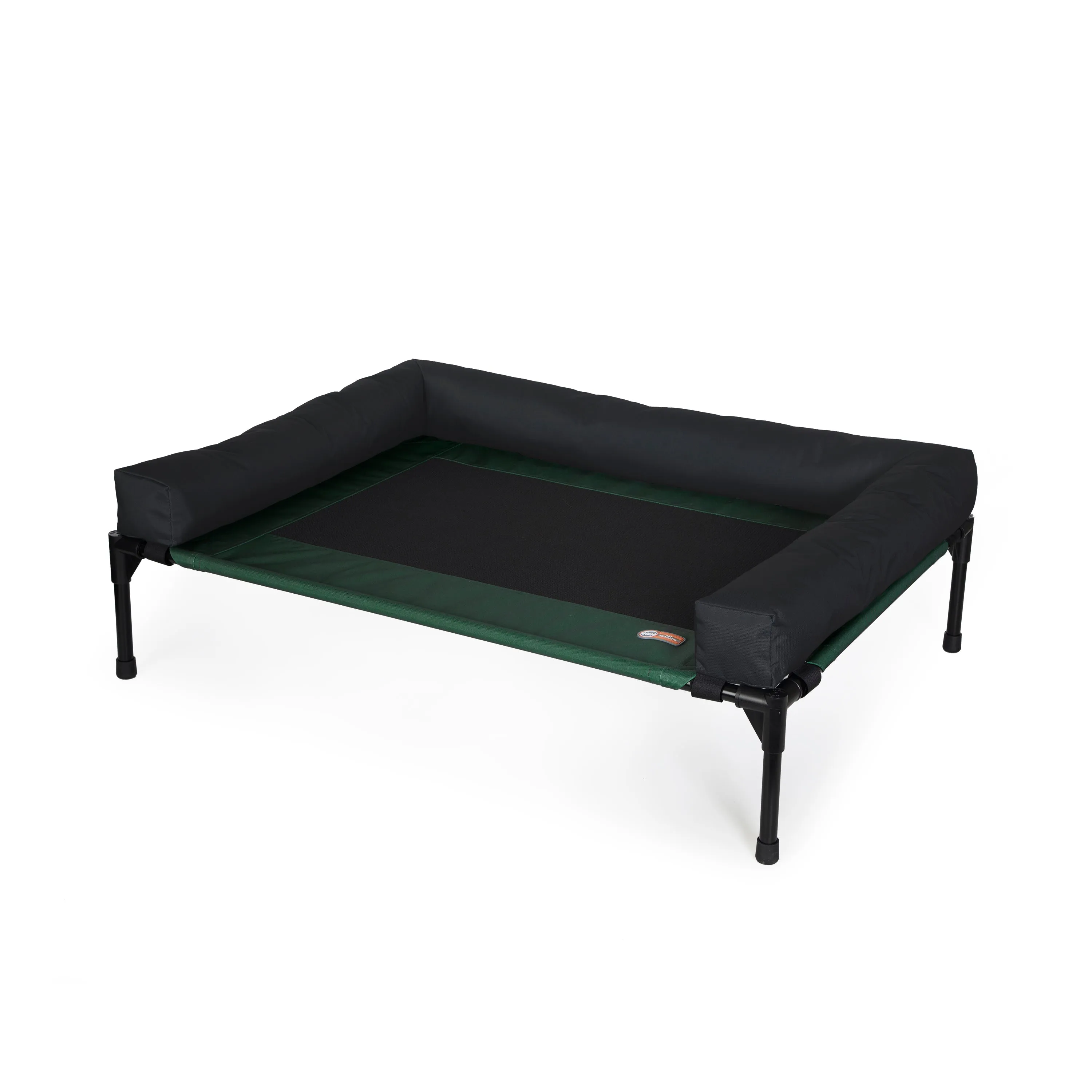 K&H Original Pet Cot with Black Bolster Bundle