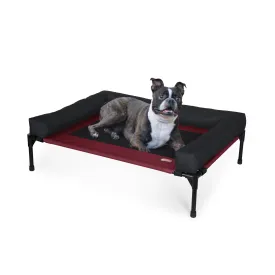 K&H Original Pet Cot with Black Bolster Bundle