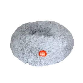 Kitty Kasa Plush Donut Cat Bed