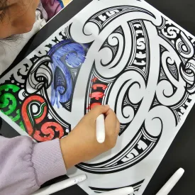 Koha Create Washable Colouring Mats - Koru