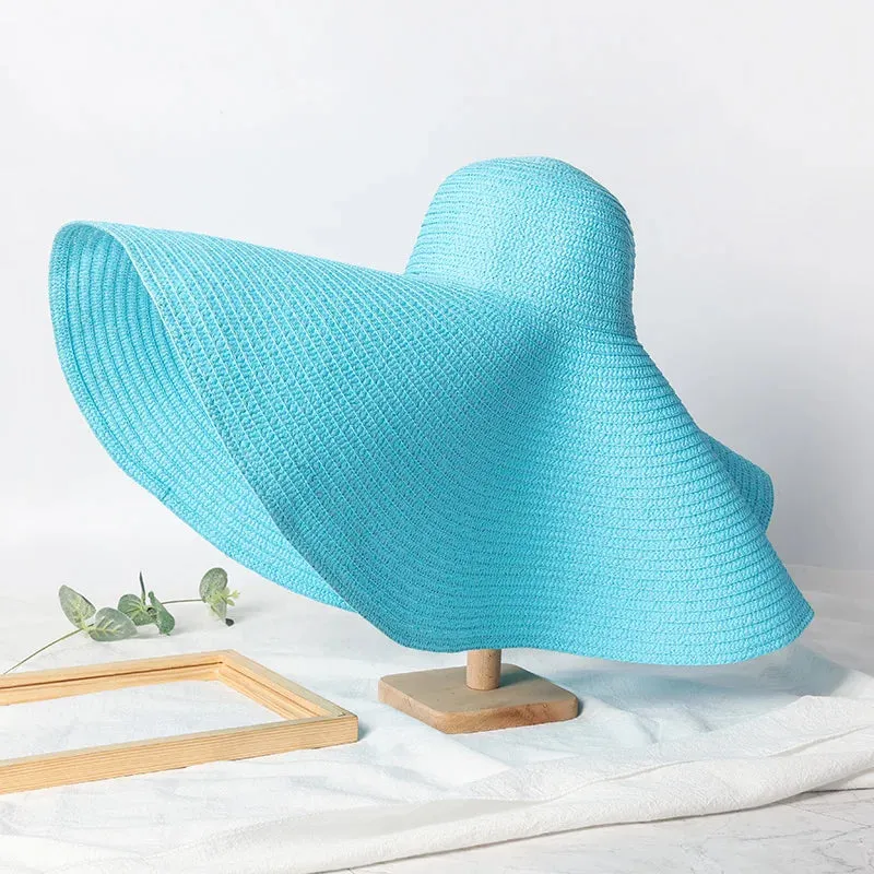 Large Summer Wide Brim Sun Hat 70cm