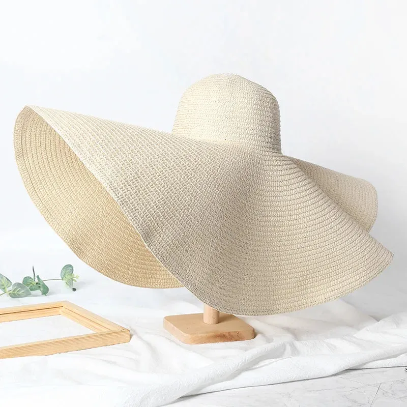 Large Summer Wide Brim Sun Hat 70cm