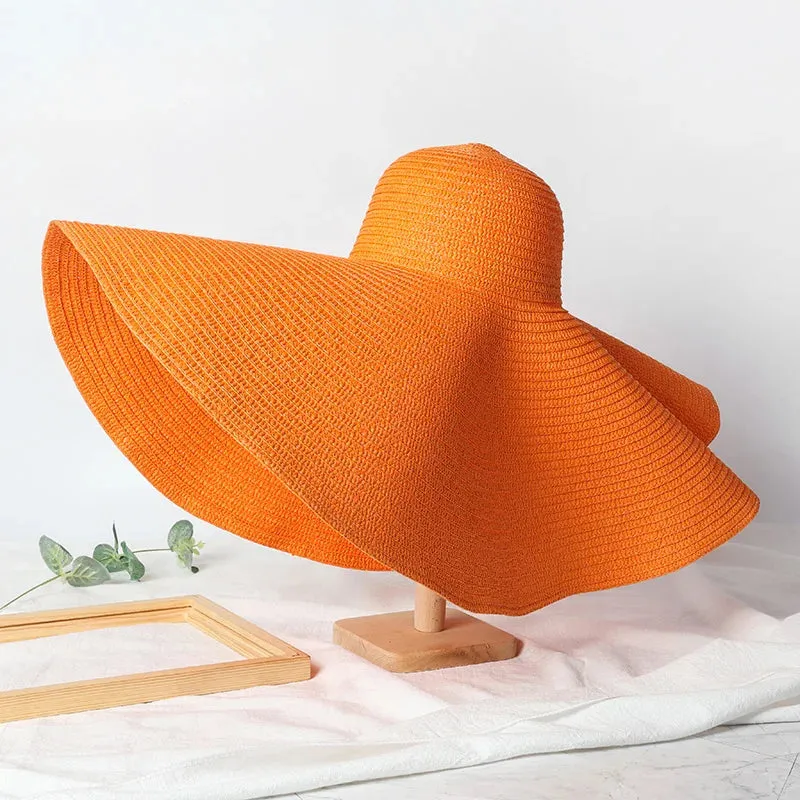Large Summer Wide Brim Sun Hat 70cm