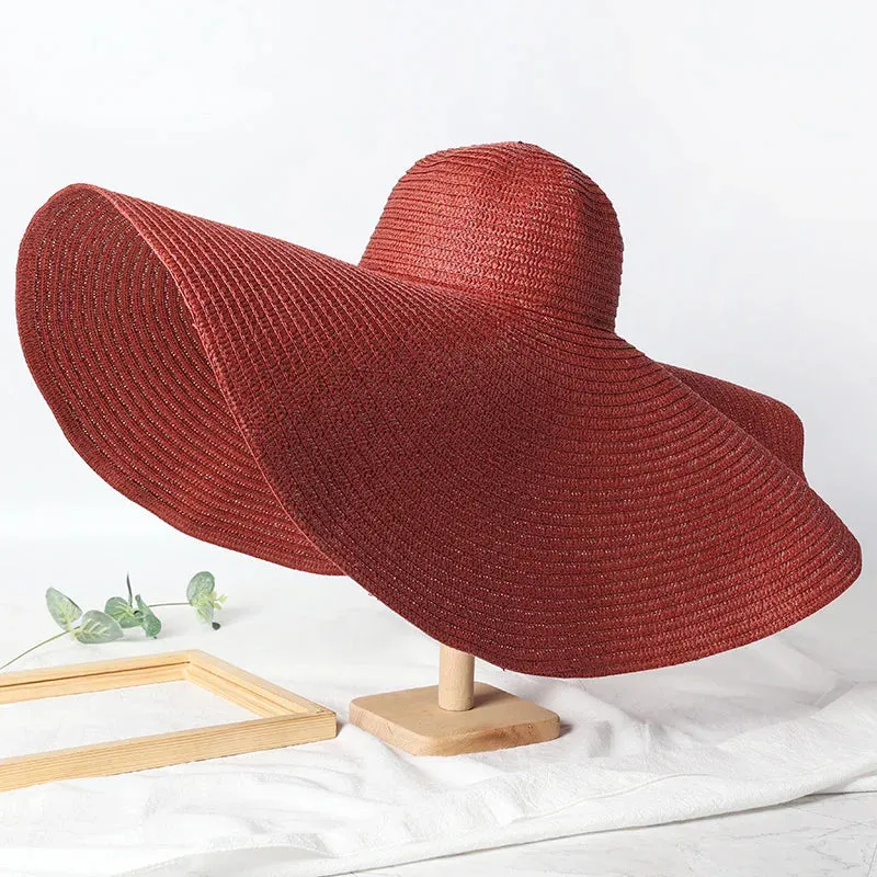 Large Summer Wide Brim Sun Hat 70cm