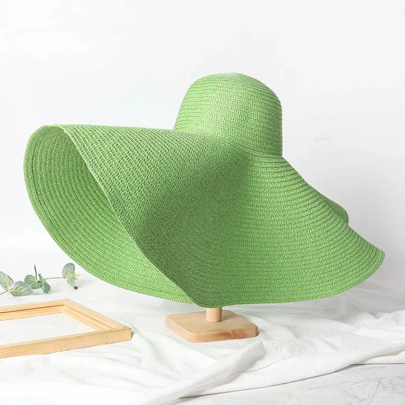 Large Summer Wide Brim Sun Hat 70cm