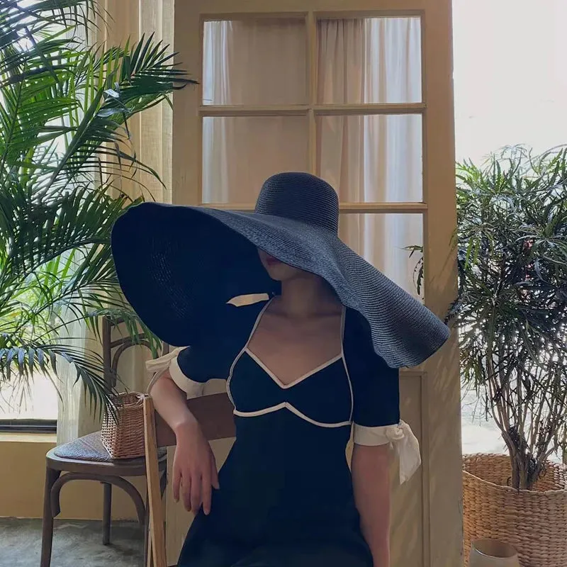 Large Summer Wide Brim Sun Hat 70cm