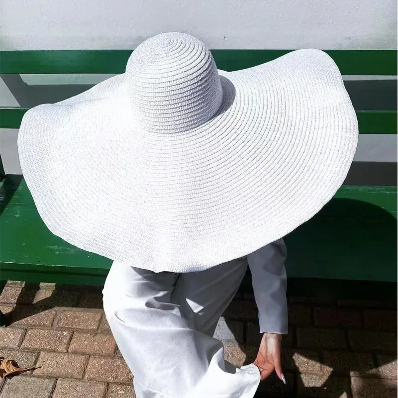 Large Summer Wide Brim Sun Hat 70cm