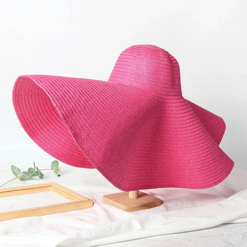 Large Summer Wide Brim Sun Hat 70cm