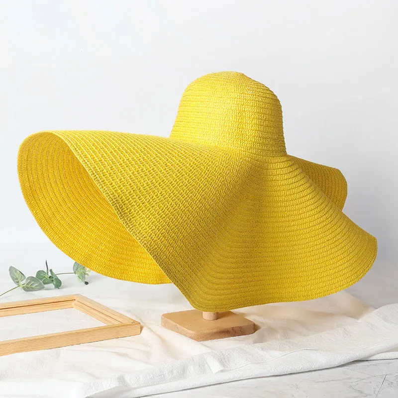 Large Summer Wide Brim Sun Hat 70cm