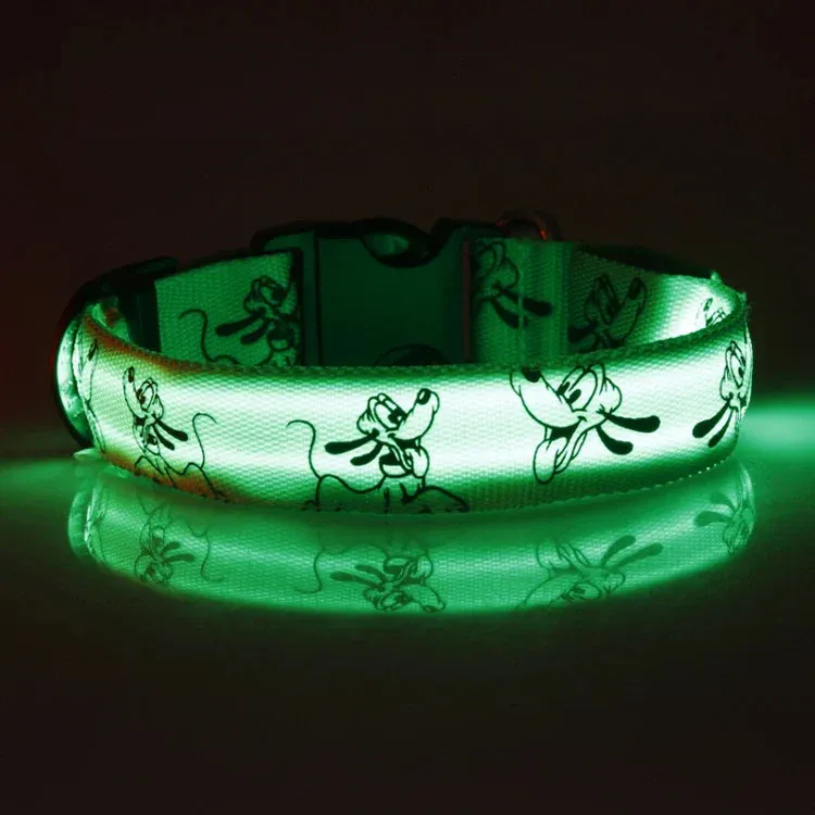 LED Safety Dog Collar - Night Visibility & Adjustable