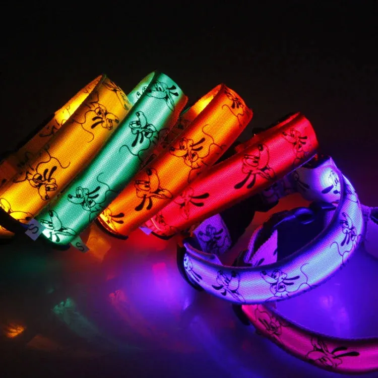 LED Safety Dog Collar - Night Visibility & Adjustable