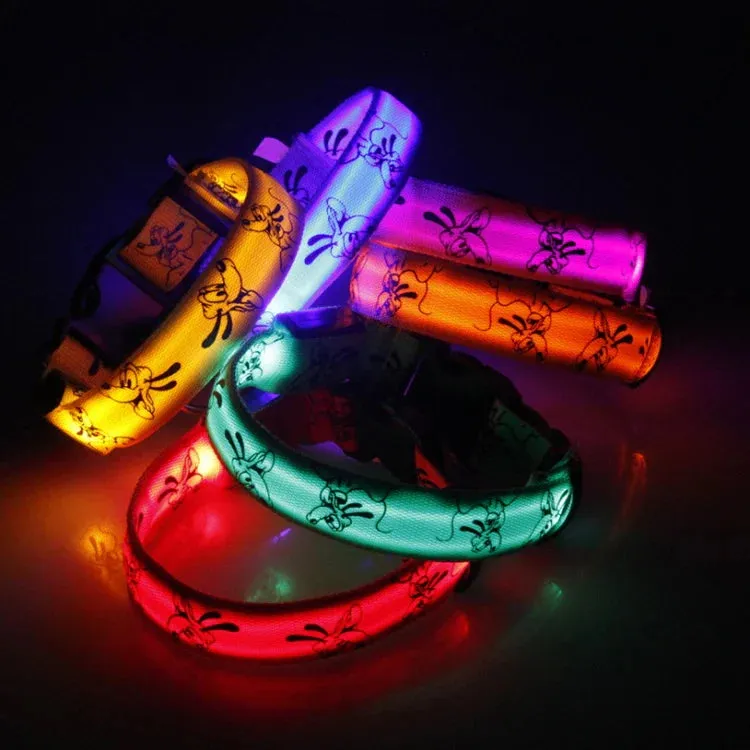 LED Safety Dog Collar - Night Visibility & Adjustable