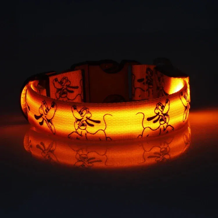 LED Safety Dog Collar - Night Visibility & Adjustable
