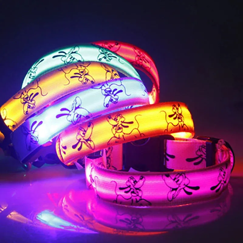 LED Safety Dog Collar - Night Visibility & Adjustable