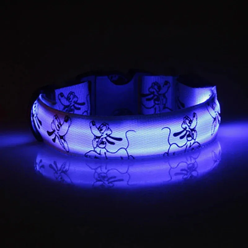 LED Safety Dog Collar - Night Visibility & Adjustable