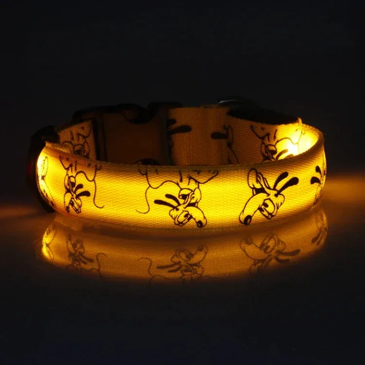 LED Safety Dog Collar - Night Visibility & Adjustable