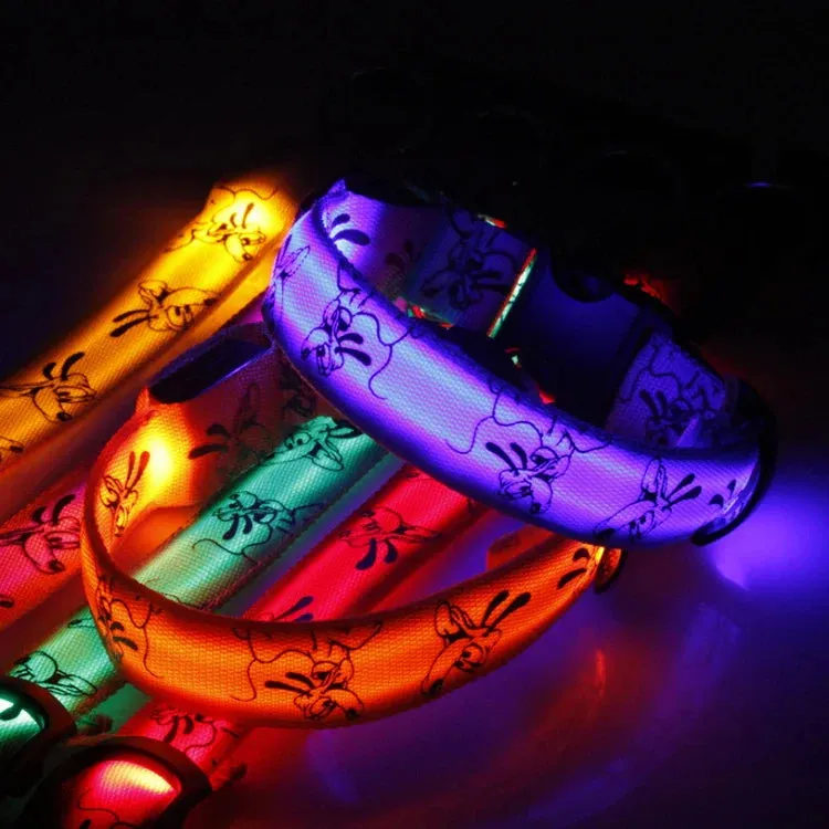 LED Safety Dog Collar - Night Visibility & Adjustable