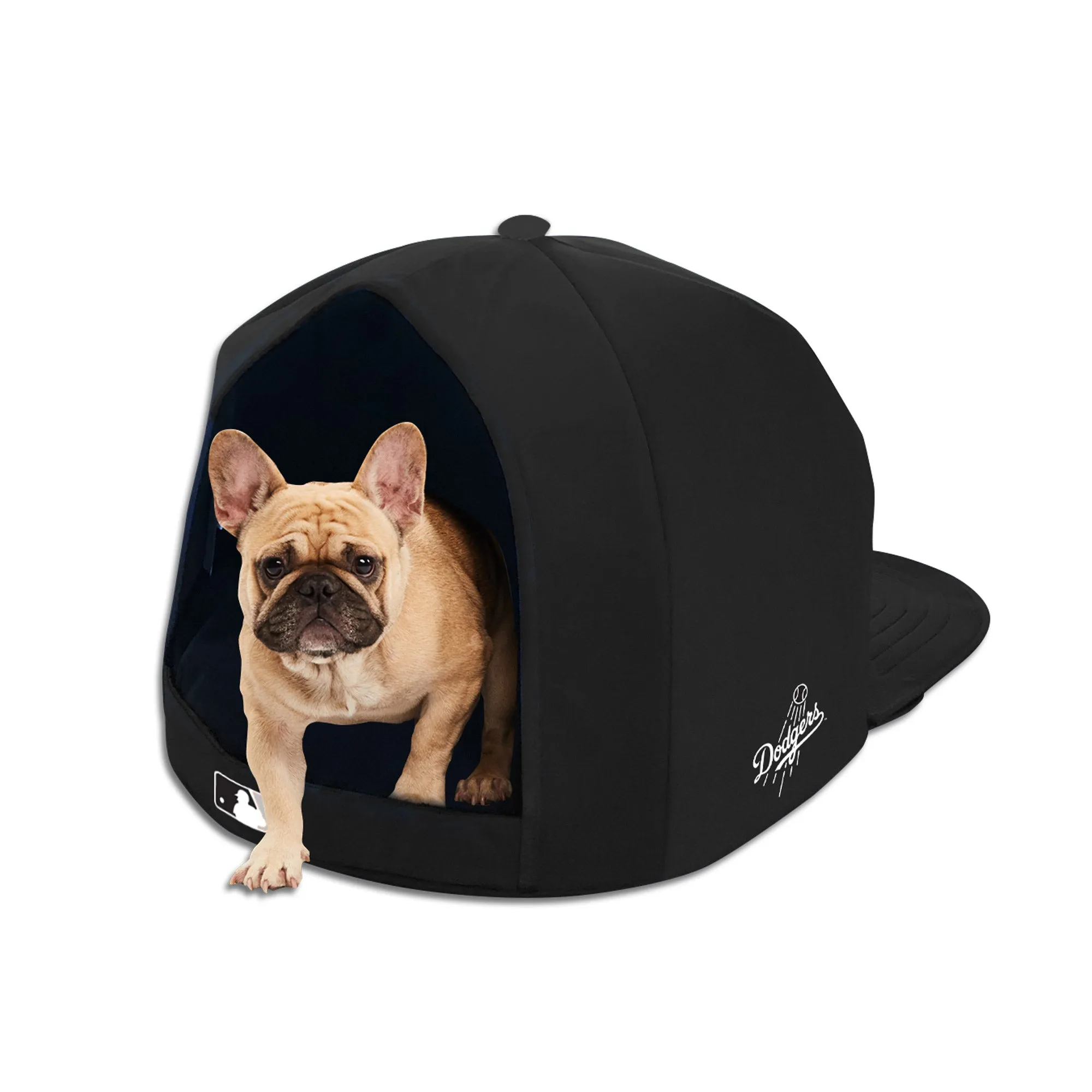 LOS ANGELES DODGERS NOIR NAP CAP PLUSH DOG BED