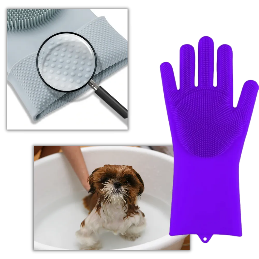 Multi-Purpose Silicone Washing-Up Gloves