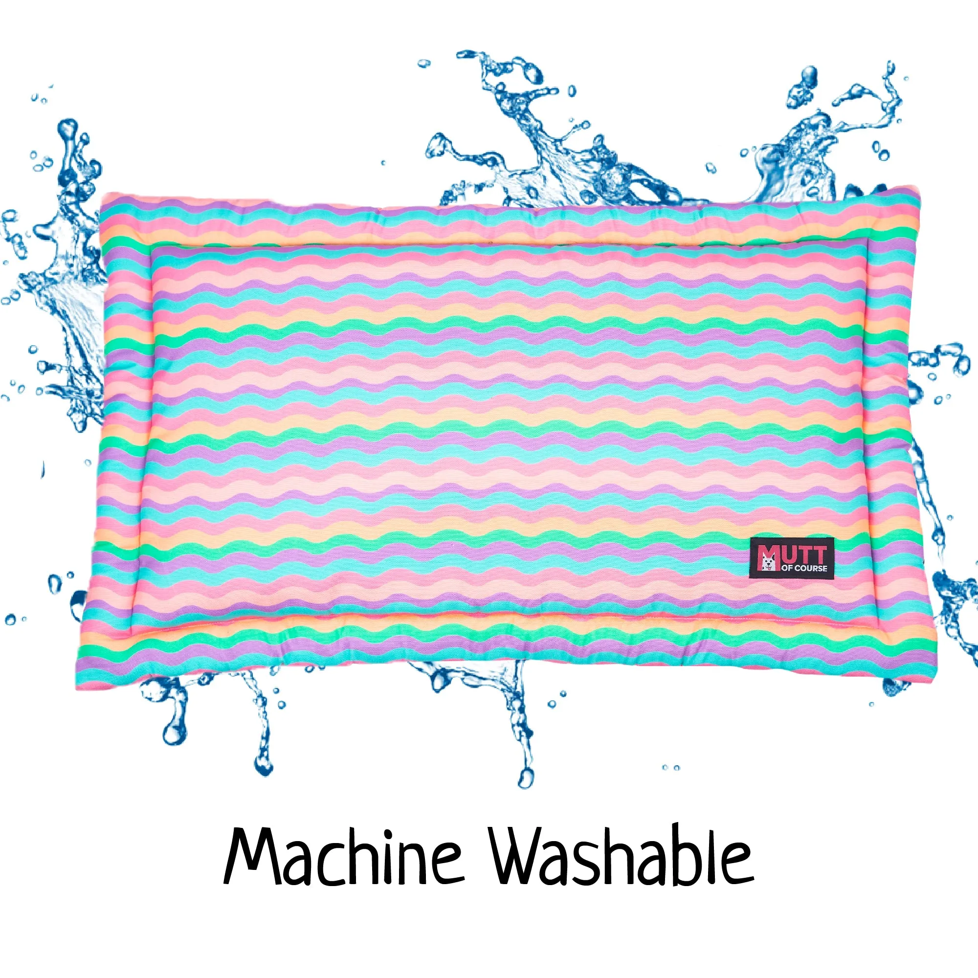 Mutt of Course Marshmallow Rainbow Mat