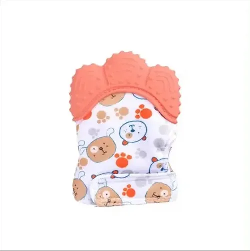 Newborn Teething Silicone Mittens Multi-Layer Breathable Chewing