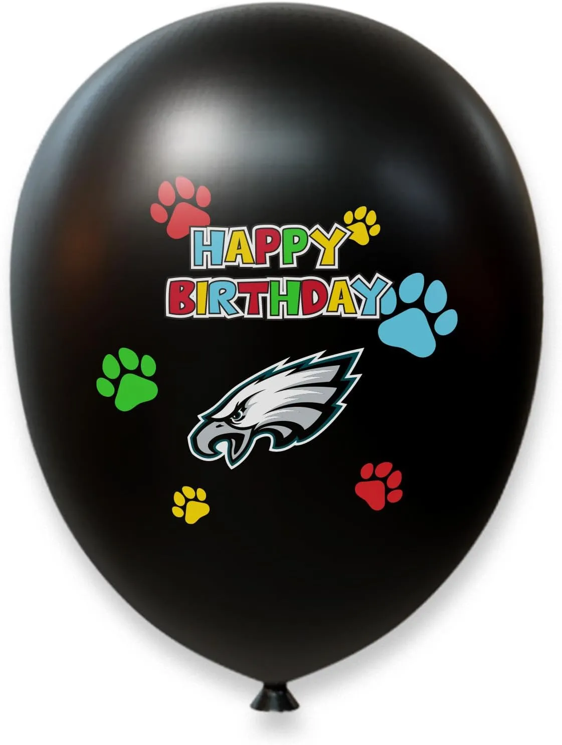 NFL Philadelphia Eagles Dog Birthday Party Set 8 pcs with 1 Football Bandana Large/X-Large, 1 Birthday Cake Toy & 6 B-Day Balloons, Dog Birthday Set, Costume, Fun Doggie Pawty Accessories