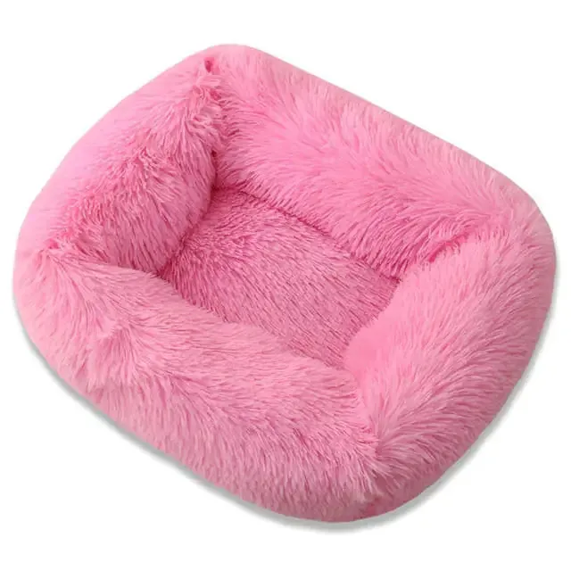 Pat and Pet Emporium | Pet Beds | Square Soft Plush Dog Bed
