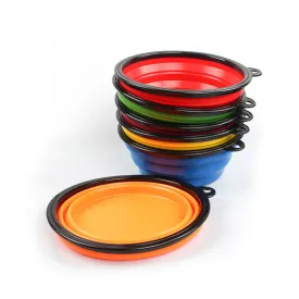PAWS ASIA Wish Cheap Hot sale New Designed Travel Collapsible Portable Luxury Eco Friendly Silicone Water Food Dog Bowl