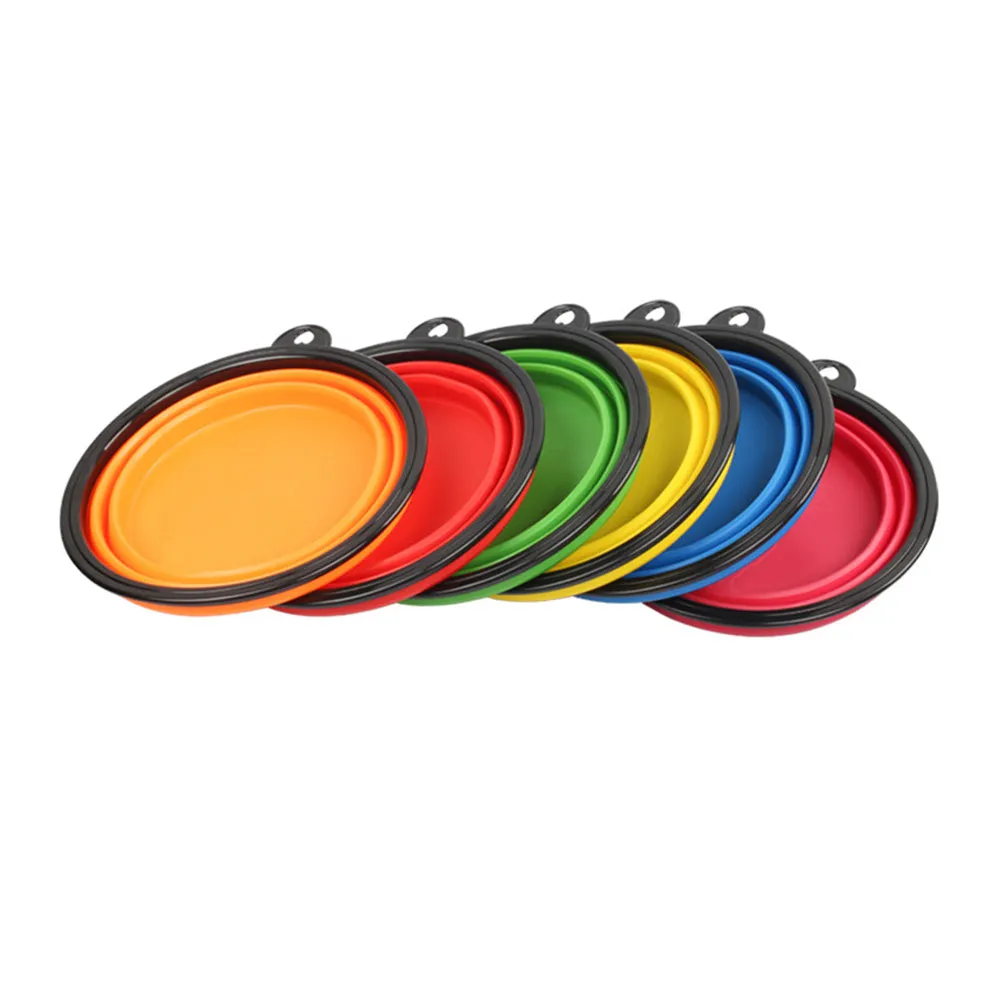 PAWS ASIA Wish Cheap Hot sale New Designed Travel Collapsible Portable Luxury Eco Friendly Silicone Water Food Dog Bowl