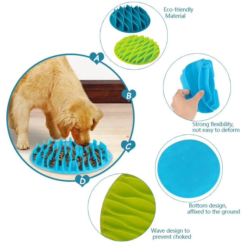 Pet Dog Cat Food Slow Feeder