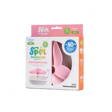 Pet Dream House Spin Interactive Slow Feeder - Level Easy - Pink