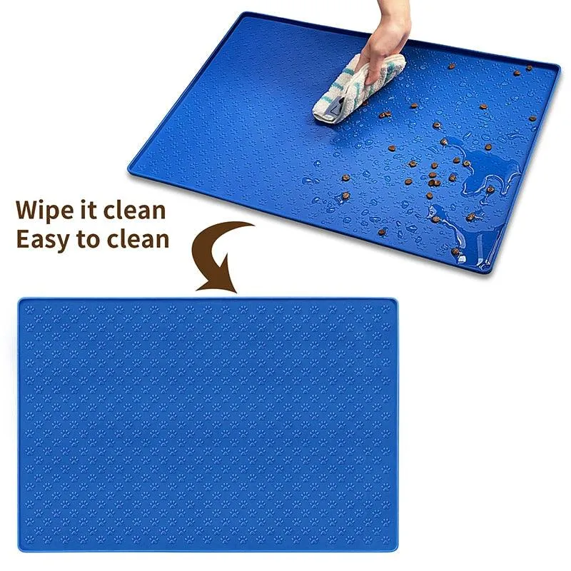 Pet Placemat Dog Food bowl Mat Cat Feed Mat