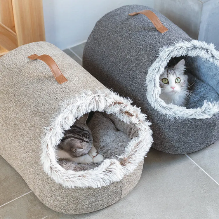Pet Sleeping Bag – Ultra-Cozy Plush Bed