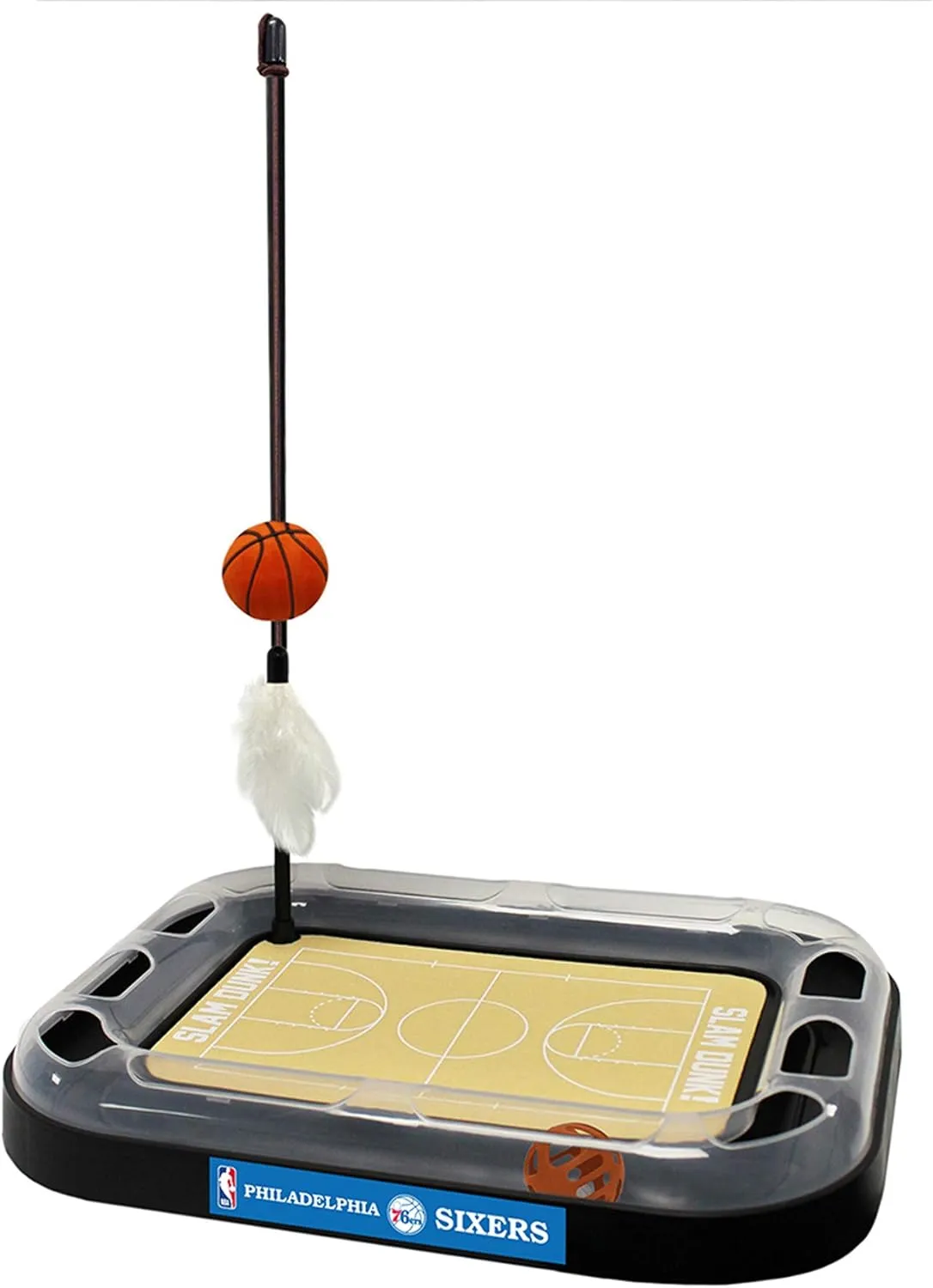 Pets First 76ERS Basketball Cat Scratcher Toy