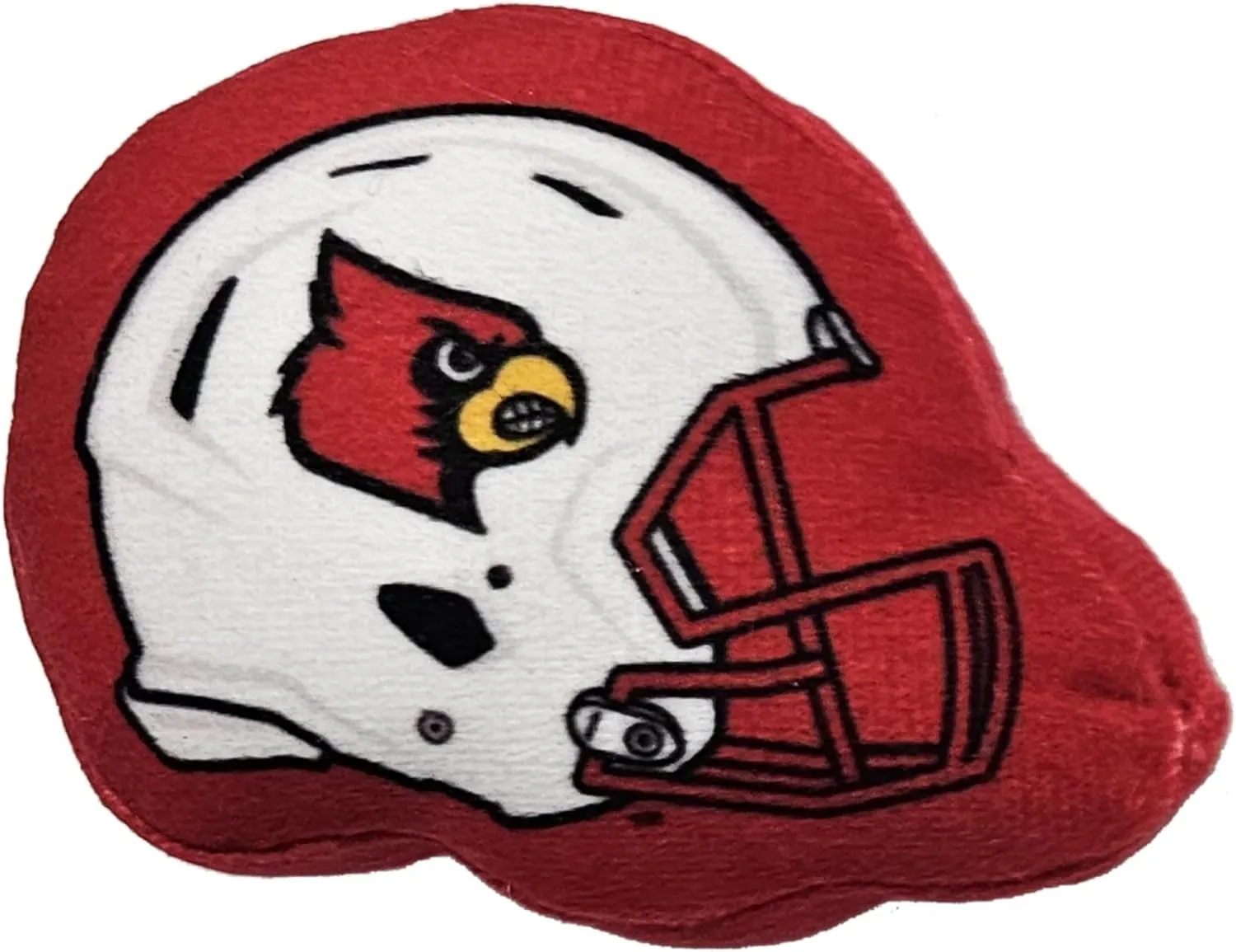 Pets First Best Plush CAT Toy NCAA Louisville Cardinals Complete Set of 3 Piece Cat Toys Filled with Fresh Catnip. Includes: 1 Helmet Cat Toy, 1 Football Cat Toy with Feathers & 1 Beer Bottle.