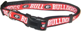 Pets First Collegiate Pet Accessories, Dog Collar, Georgia Bulldogs, Large
