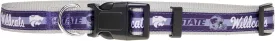 Pets First Collegiate PET Collar New Version Kansas State Wildcats Dog Collar, Size Large. Best Sports Team Color for Dogs & Cats. A Shiny & Colorful Dog & Cat Collar Licensed by The NCAA