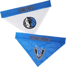 Pets First NBA Dog Bandana - Dallas Mavericks Reversible Pet Bandana. 2 Sided Home & Away Sports Bandana with a PREMIUM Embroidery TEAM Logo, Large/X-Large