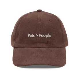 Pets > People Vintage Corduroy Cap