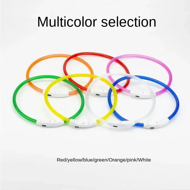 Rechargeable LED Dog Collar - High Visibility & Adjustable
