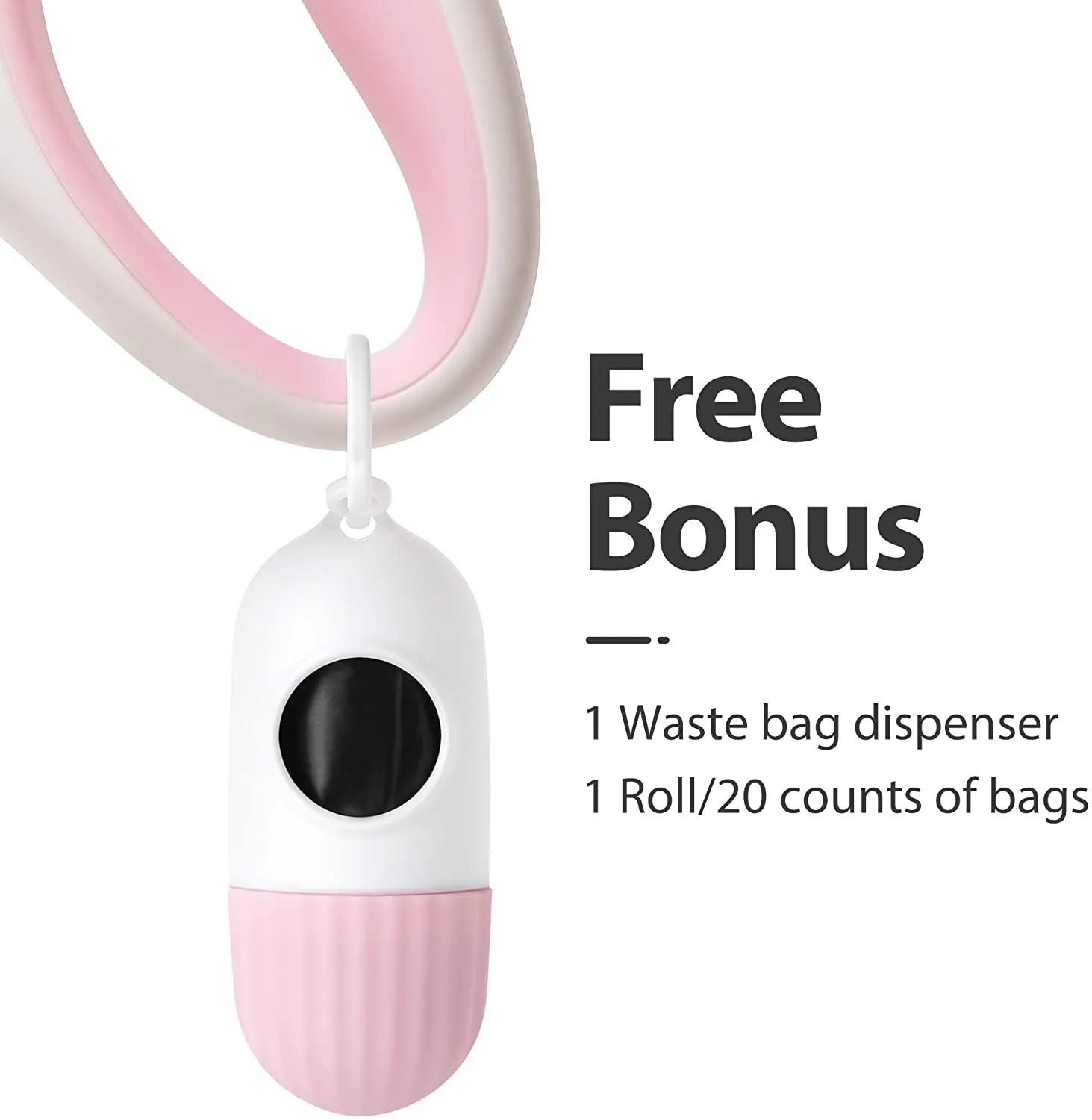 Retractable Leash with Poop Bag Dispenser