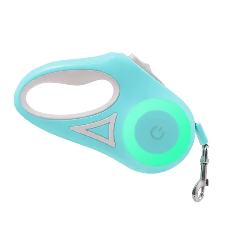Retractable LED Luminous Dog Leash for Small to Medium Dogs Sizes 3M/5M