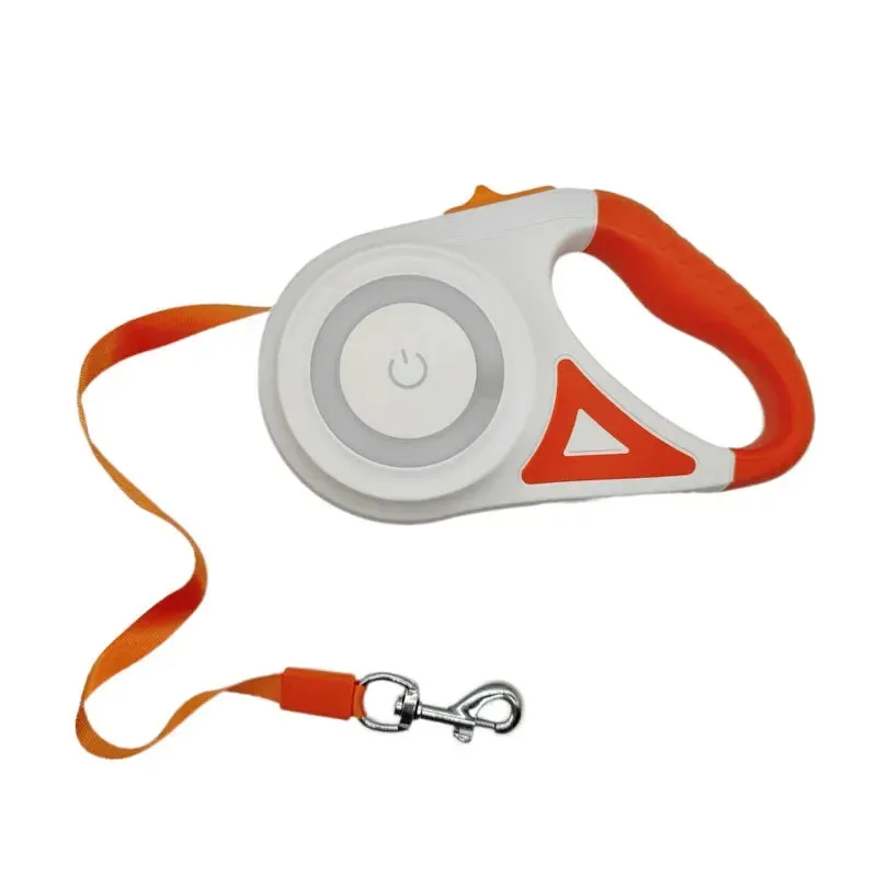 Retractable LED Luminous Dog Leash for Small to Medium Dogs Sizes 3M/5M