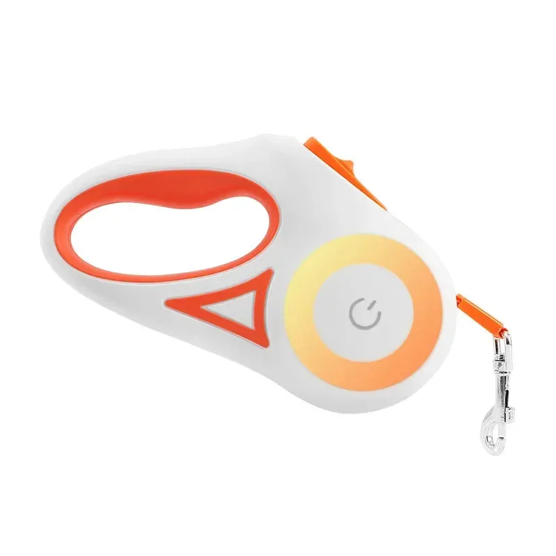 Retractable LED Luminous Dog Leash for Small to Medium Dogs Sizes 3M/5M