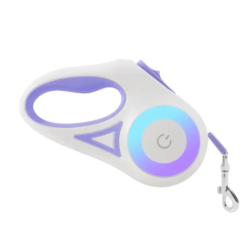 Retractable LED Luminous Dog Leash for Small to Medium Dogs Sizes 3M/5M