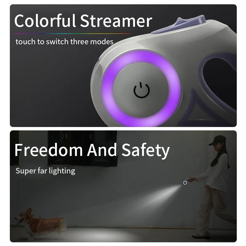 Woooby™ Automatic Retractable Lighting Dog Leash